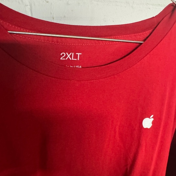 Red Apple t-shirt size 2XLT - Picture 3 of 3